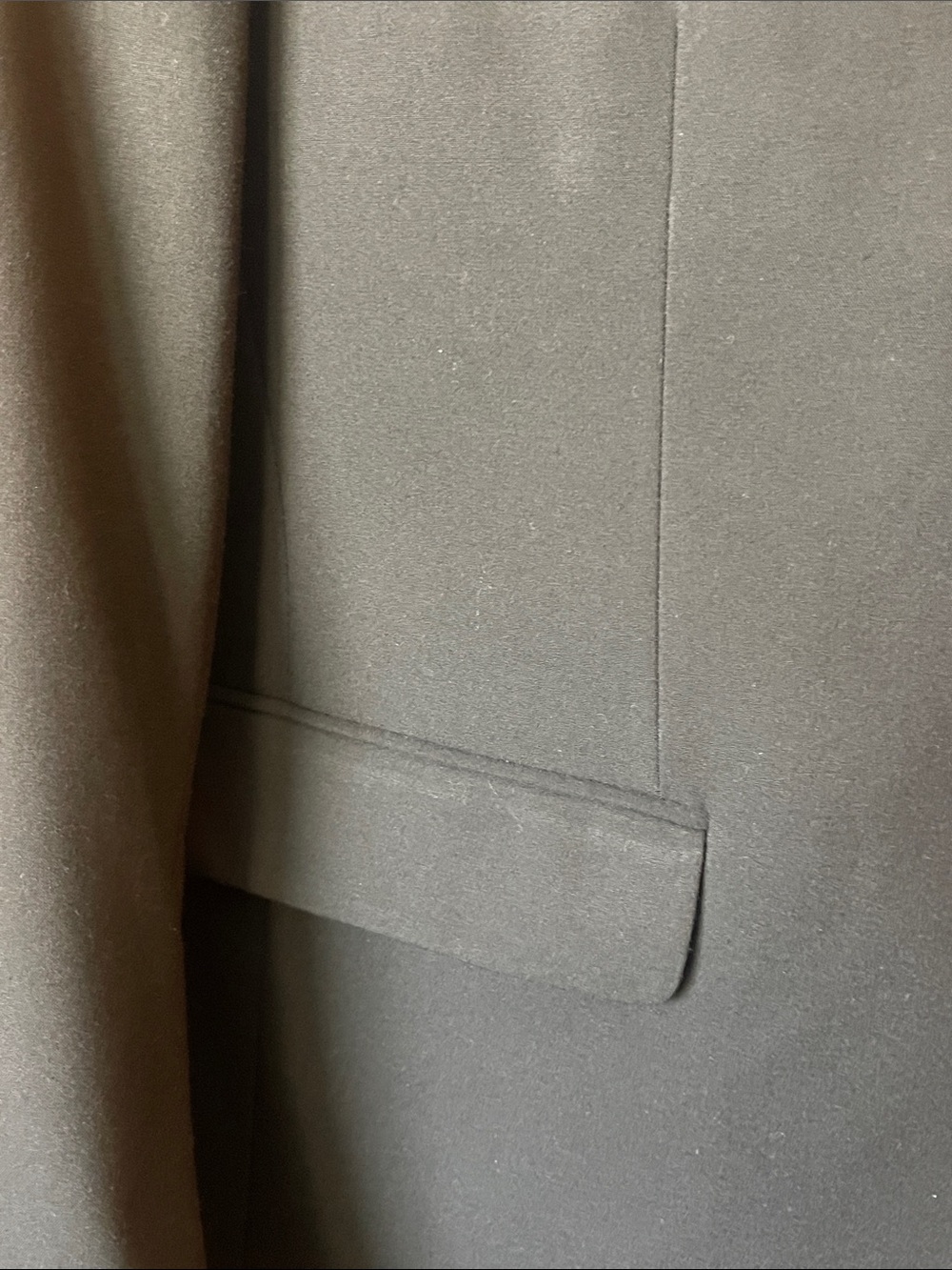 40s Men's Black Single-Breasted Blazer - Classic Tailored Style - Picture 8 of 11